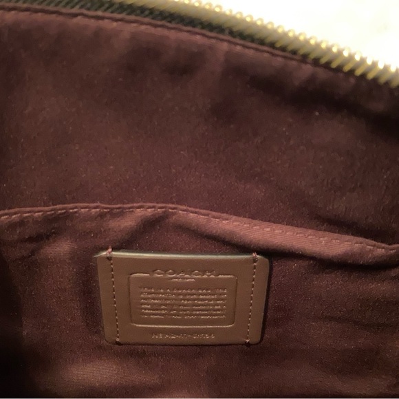 Coach Black Pebbled Leather Georgia Satchel Handbag CR156 - Picture 9 of 10